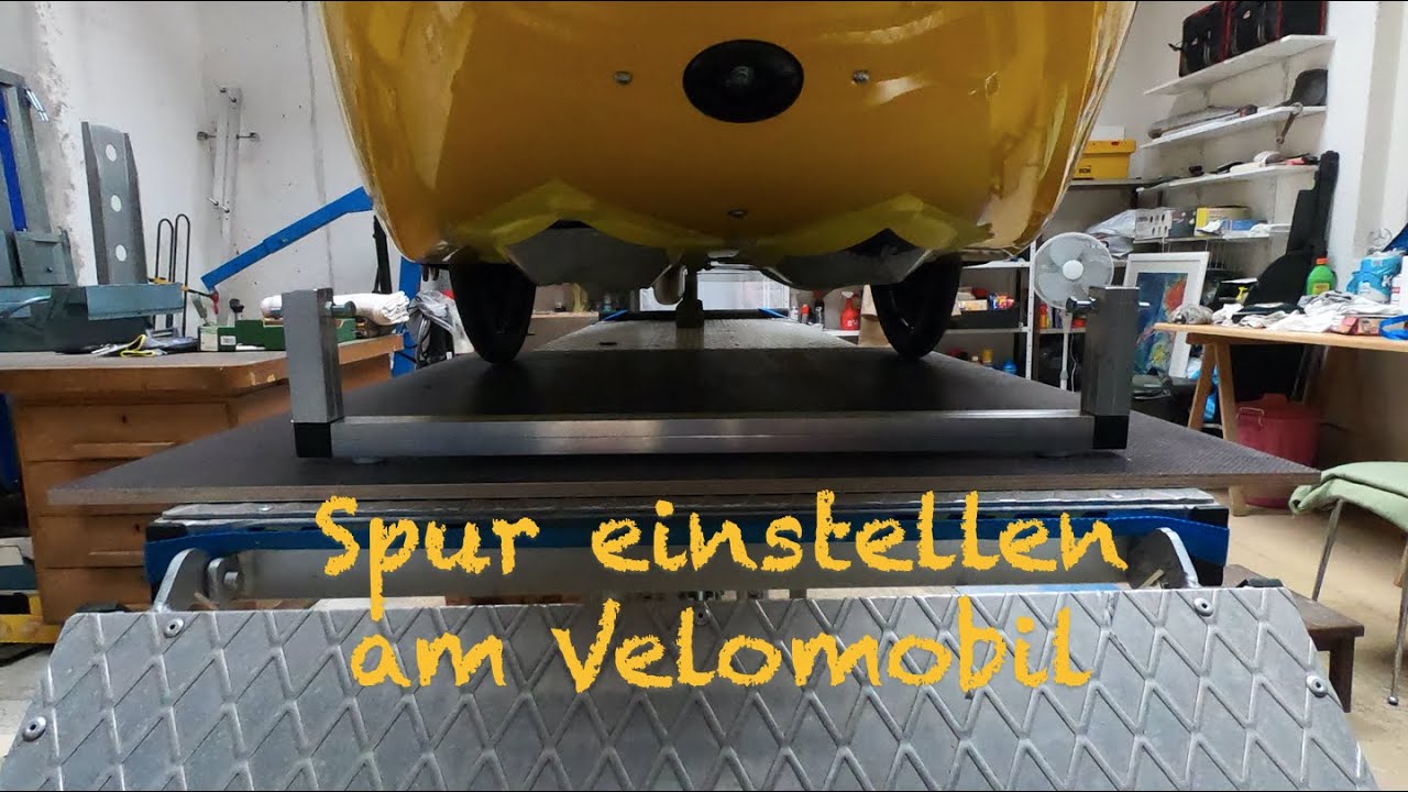 Wheel Alignment at a Quest Velomobile