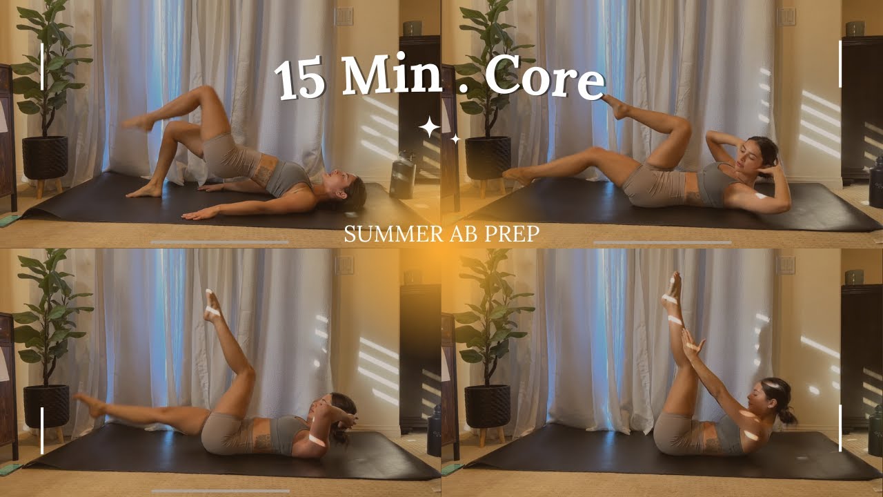 15 MINUTE AB WORKOUT // NO EQUIPMENT | GABRIELLA ELLYSE