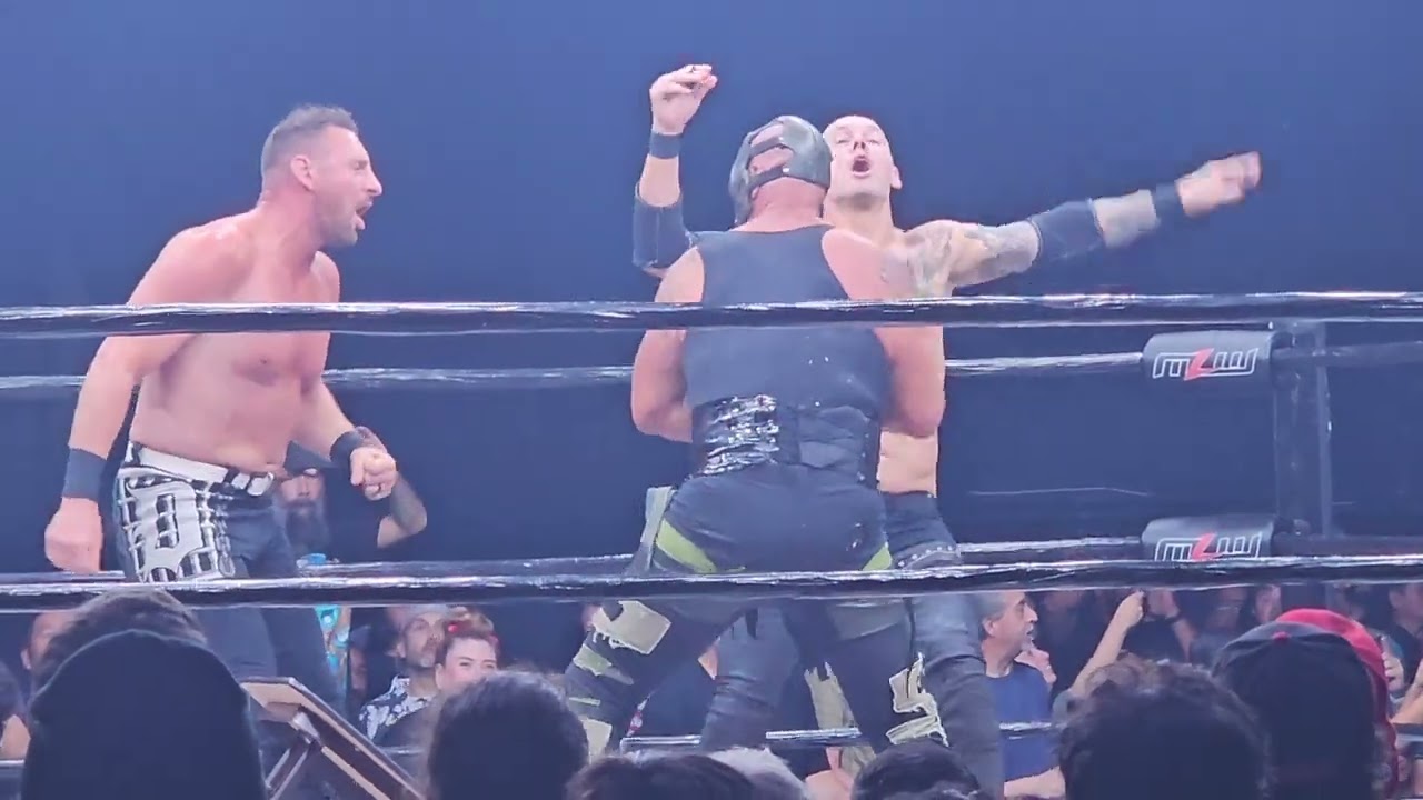 Mads Krule Krugger Deals With Bishop Dyer (Corbin) & Donovan Dijak @ MLW Slaughterhouse 10/4/2025
