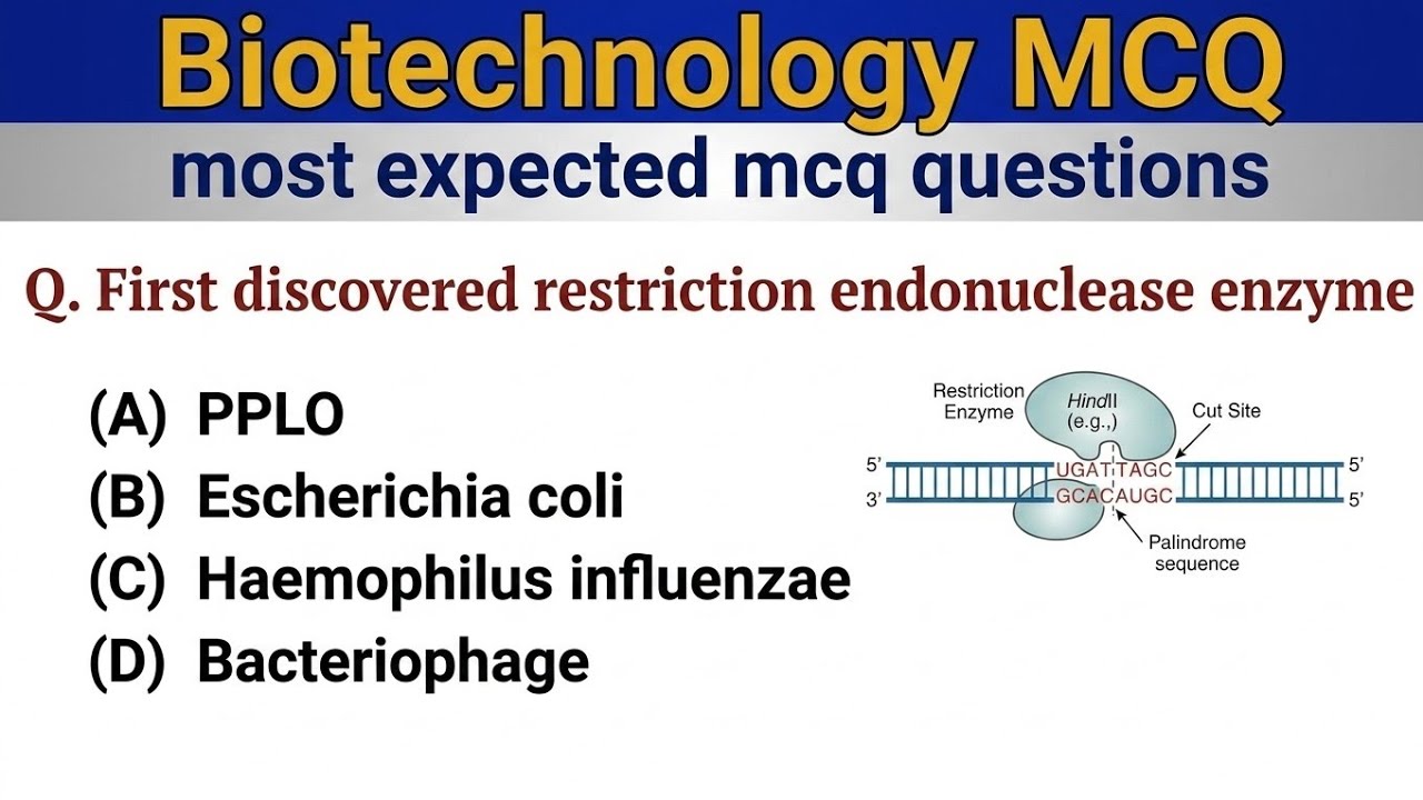 biotechnology - biotechnology mcq questions - biotechnology mcq - part 1