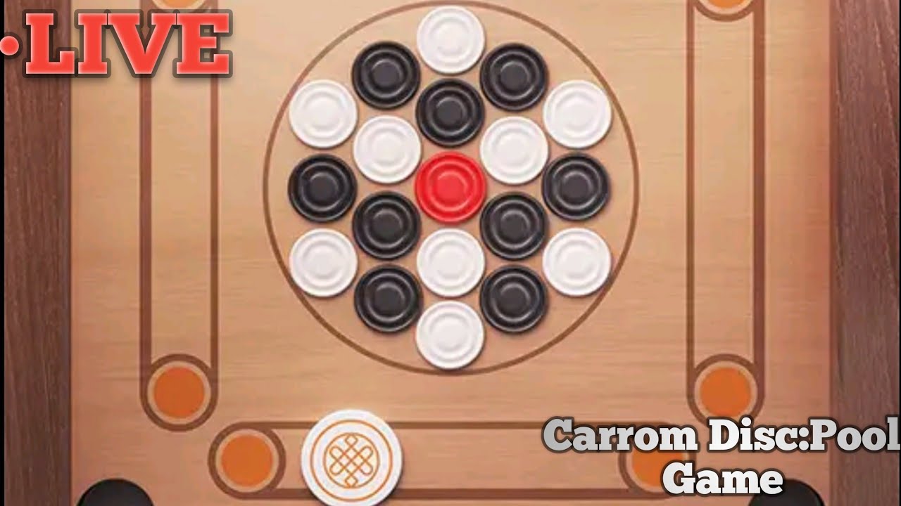 Carrom Pool:Disc Game || Play Carrom First Time || #Live