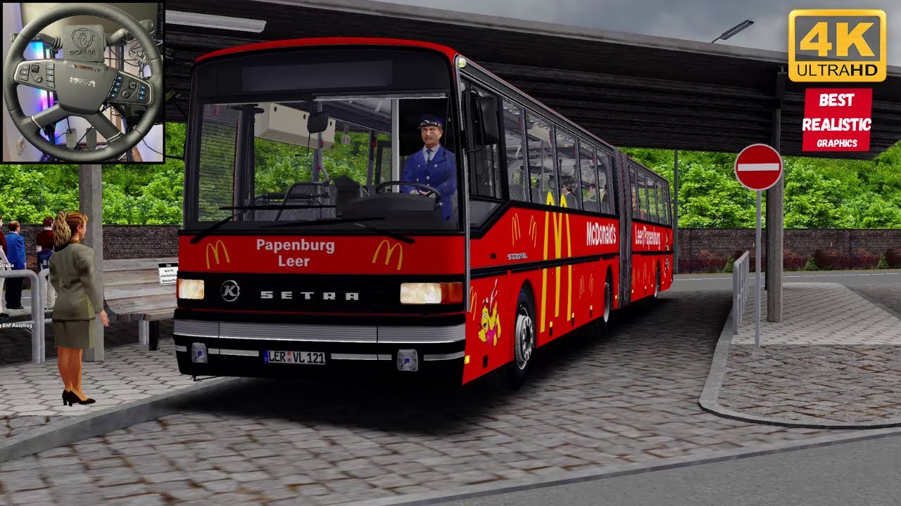 OMSI 2 Setra S200 Addon Realistic Driving Lahnau V4 Moza TSW