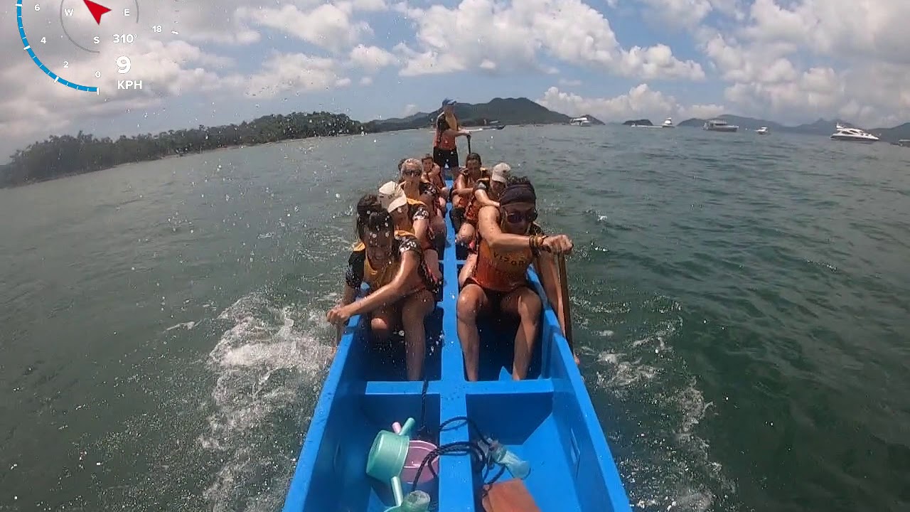 Spanish Dragons Small Women Boat -  Final Race at Sai Kung