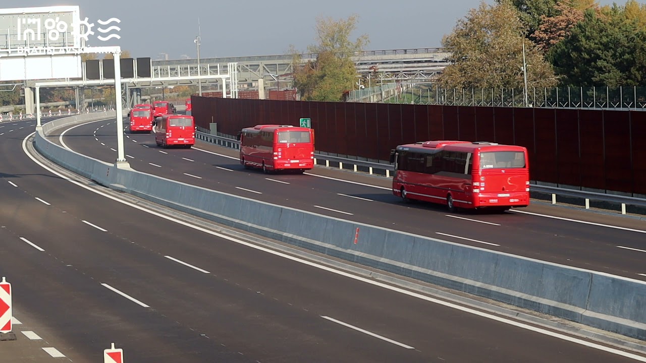 Do Bratislavy prišiel konvoj nových autobusov ARRIVA