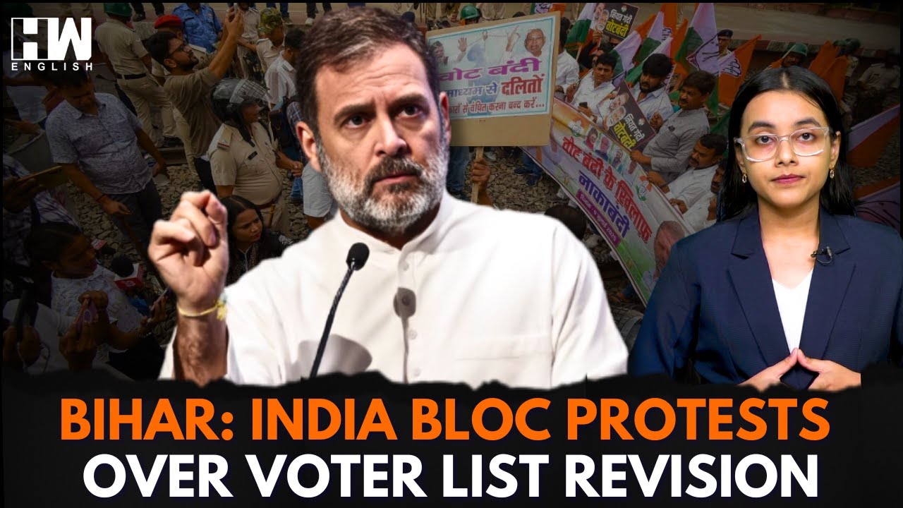 Road Blocked, Train Stopped: INDIA Bloc Protest in Bihar Over Electoral Roll Revision | Rahul Gandhi