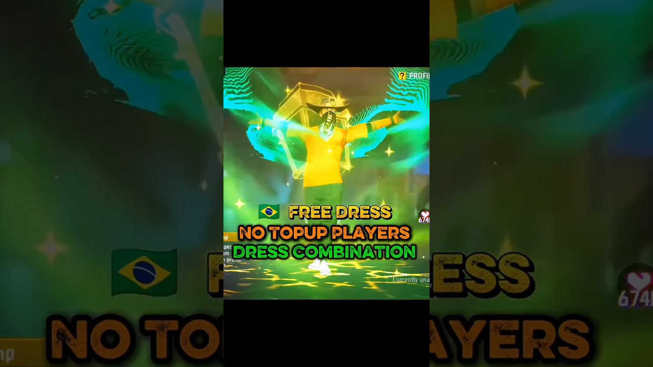 freefire no topup players dress combination brazilian players dress combo 