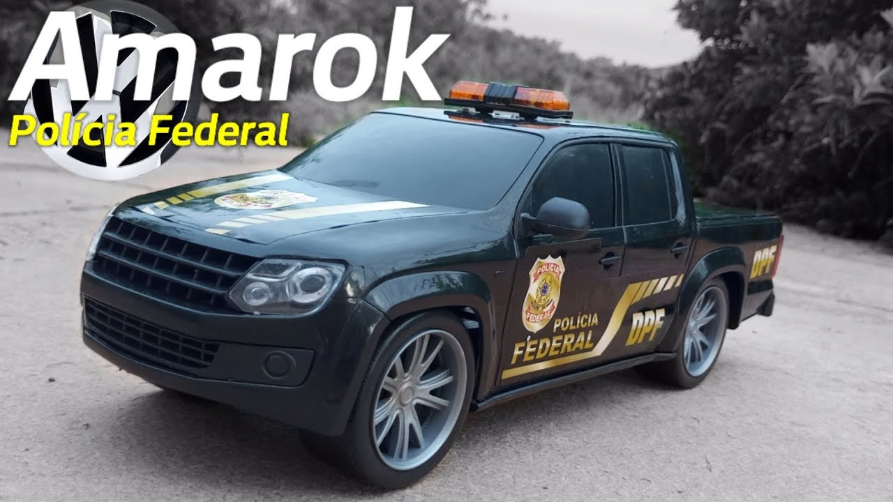 Unboxing: mini Amarok da Policia Federal (poliplac) ft.Viniccius006