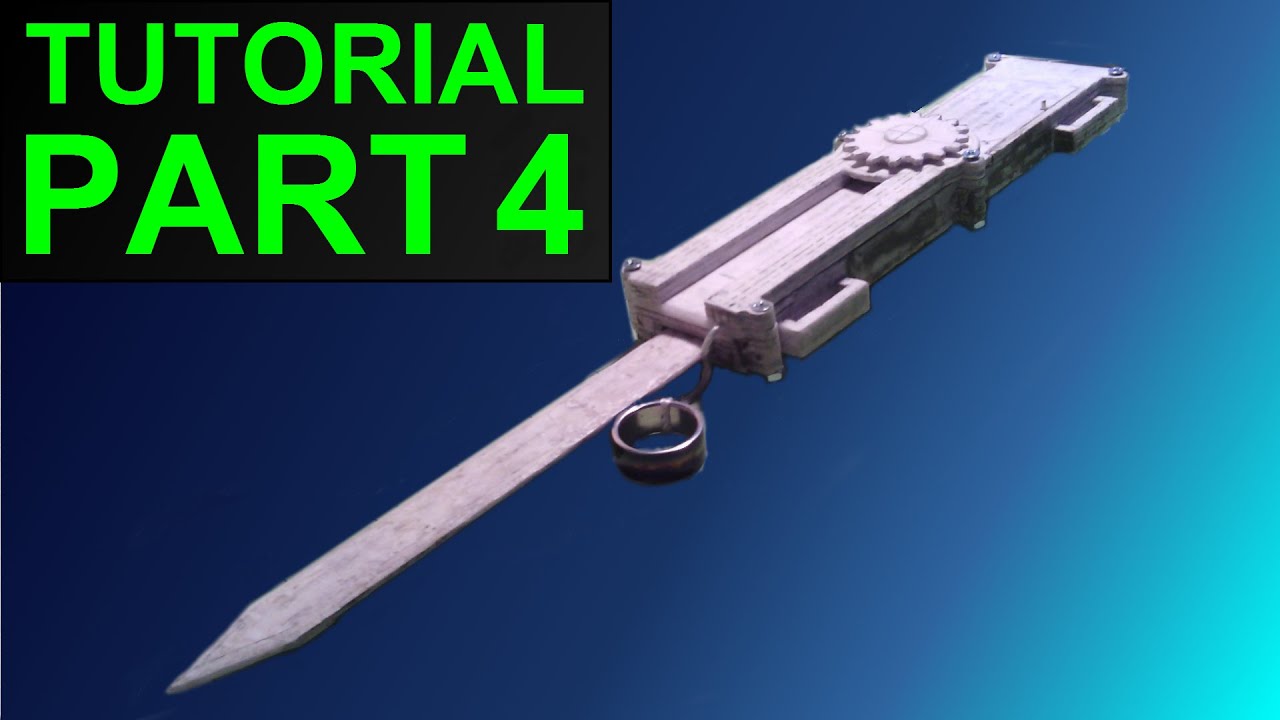 How to Build the (Assassin's Creed) Paper Full Size Dual-Action Hidden Blade (Part 4)