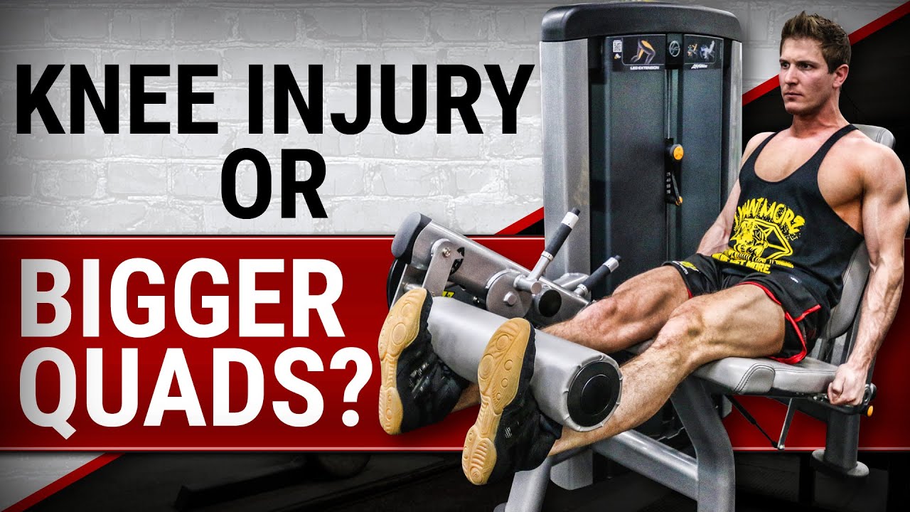Are Leg Extensions Bad For Your Knees? | Do They Build BIGGER QUADS?