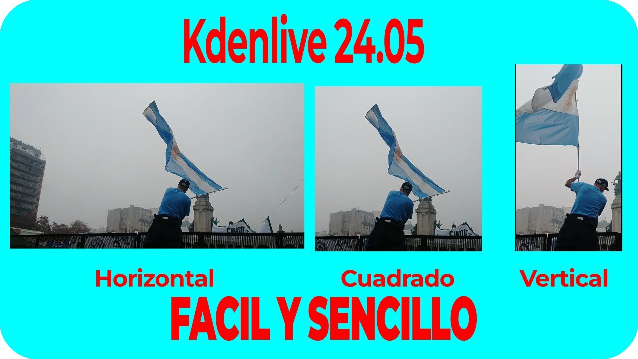Videos Verticales, Cuadrados y Horizontales es muy fácil con Kdenlive 24.05