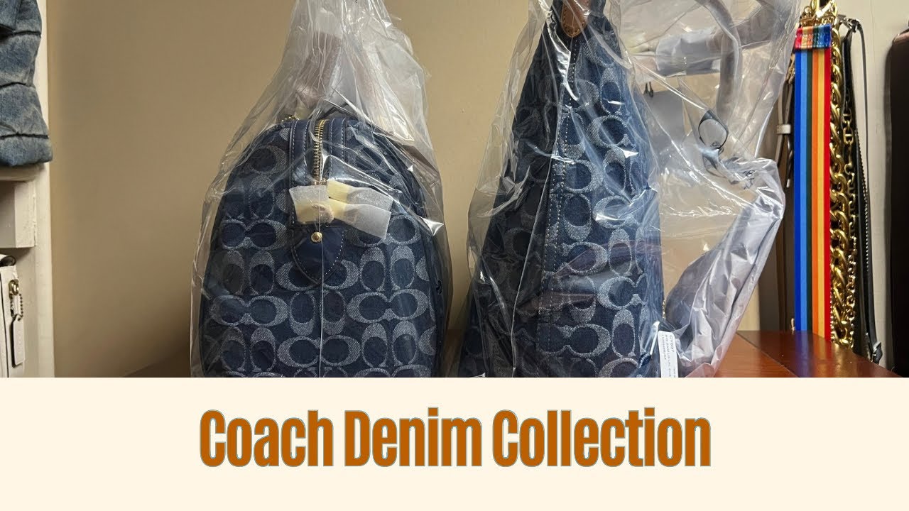 ‼️Coach Denim Drop Unboxing: Large Rowan and Laurel‼️