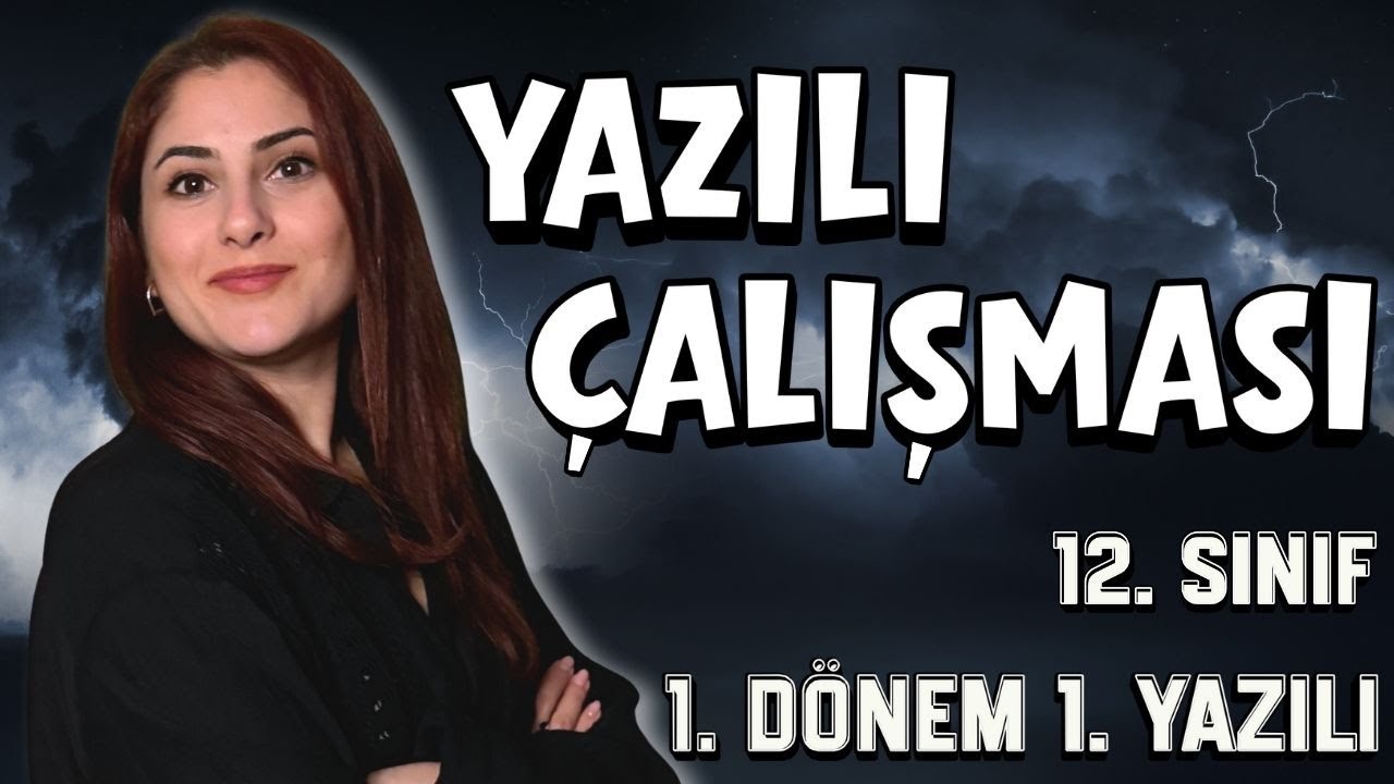 12. SINIF BİYOLOJİ 1. DÖNEM 1. YAZILI ÇALIŞMASI