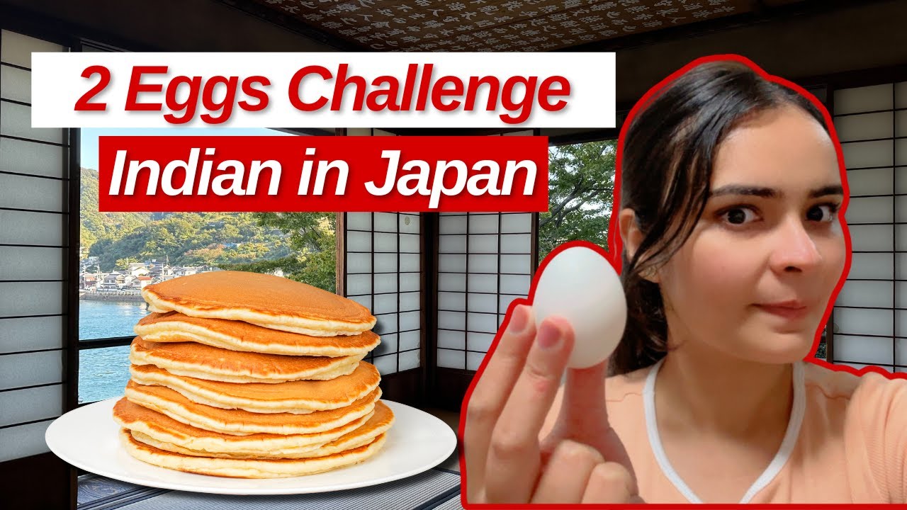2 Eggs into Japanese Pancake | Indian in Japan | Vlog