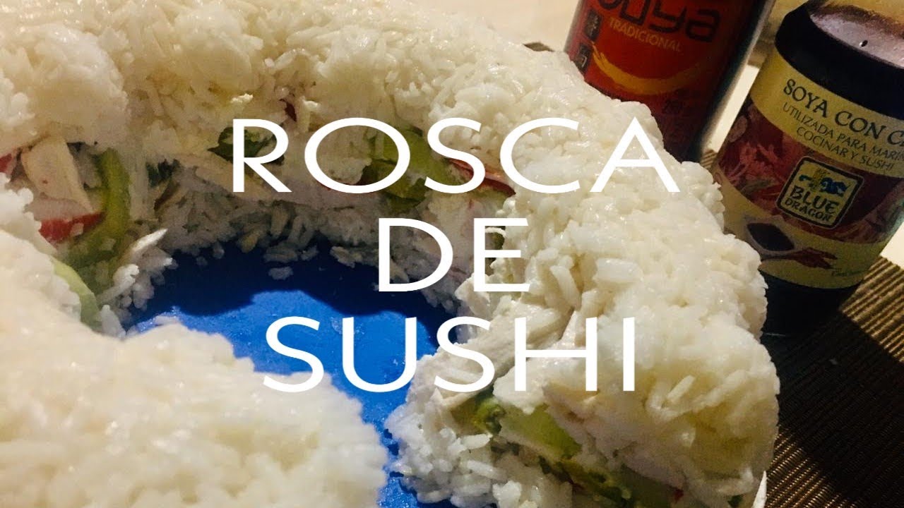 Rosca de sushi &iexcl;Ideal para este verano!