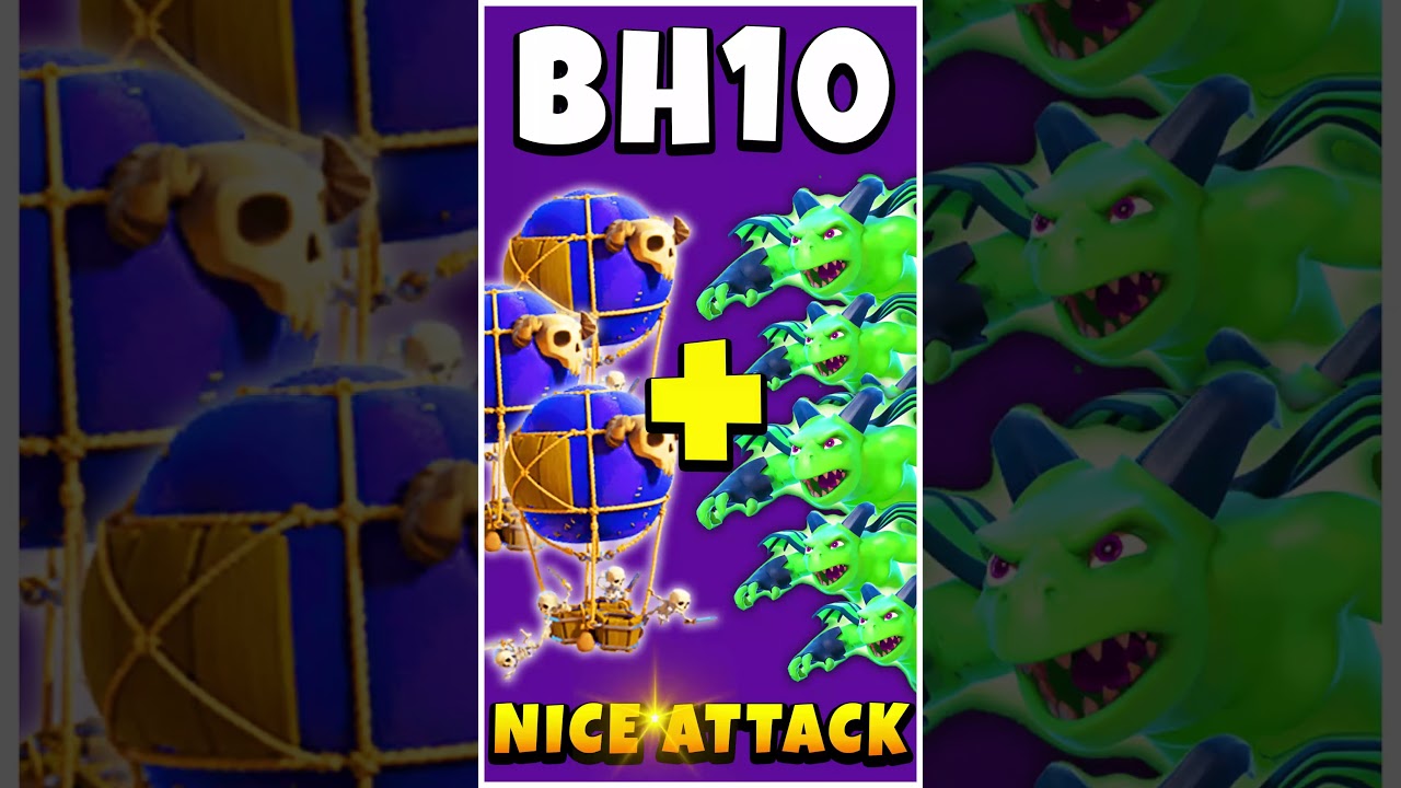 *NEVER FAIL* | ✓ 999% CHANCES 6 STAR BH10 ATTACK STRATEGY | Builder Hall 10 Beta Minions, Drop Ships