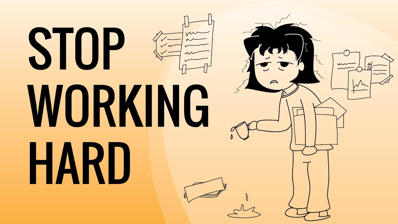 Why you should stop trying so hard to achieve more.