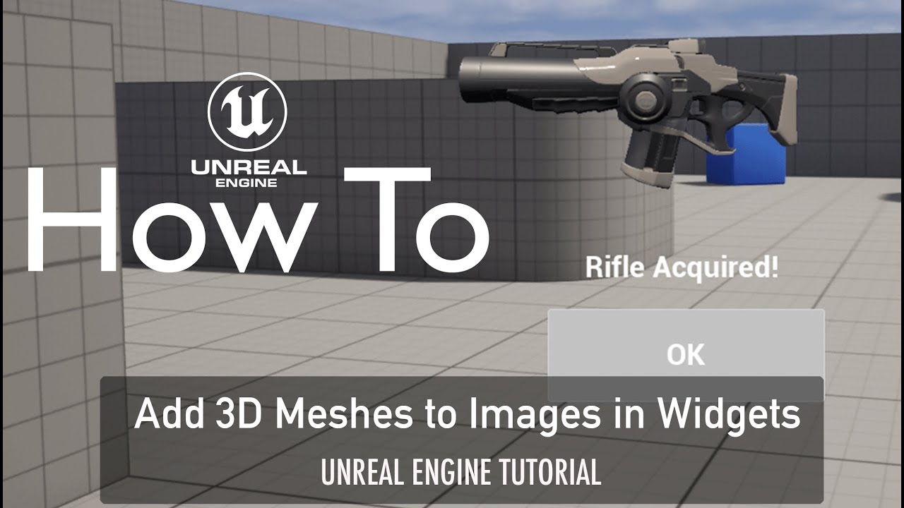 How To Add 3D Meshes to Images in Widgets