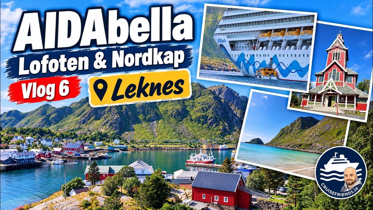 AIDAbella - Lofoten & Nordkap Vlog 6 - Leknes / Lofoten - AIDA Kreuzfahrt - Bella - Ausflug