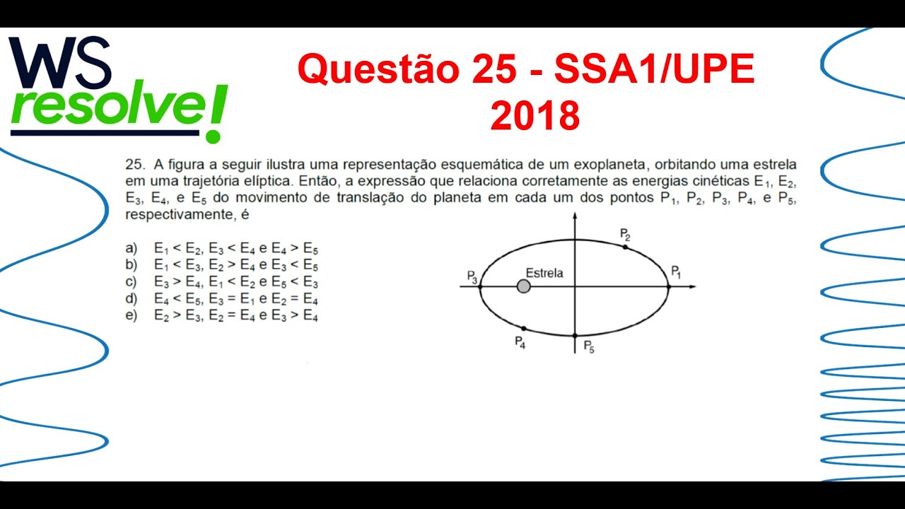 Questão 25 - SSA1/UPE 2018
