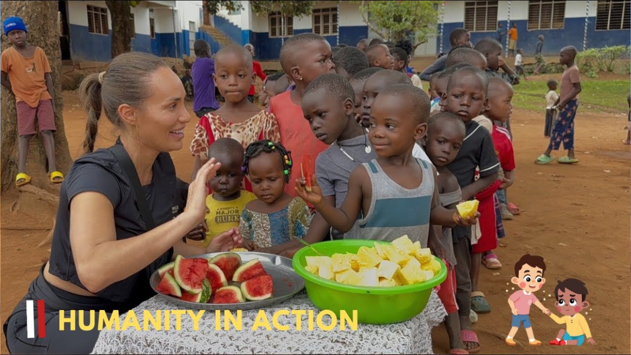 One Plate of Food at a time: Different Colour, One People | HUMANITY IN ACTION | 300 Children Served
