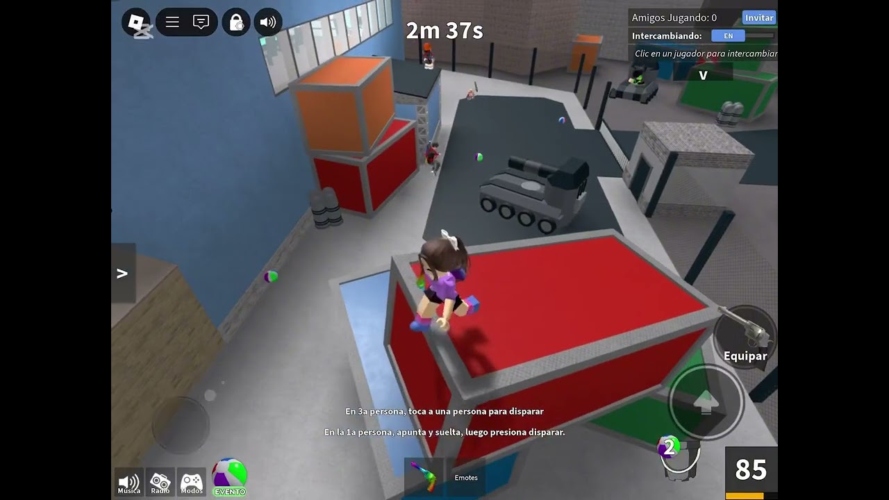 Primer vídeo de Roblox (MM2) murder mystery