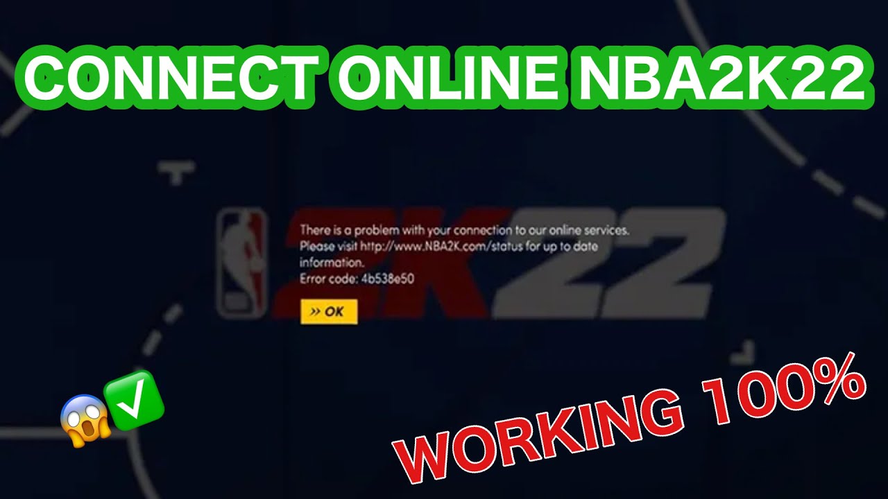 *NEW* HOW TO CONNECT TO THE ONLINE SERVERS ON NBA 2K22 (WORKING 100% PLAYSTATION/XBOX)