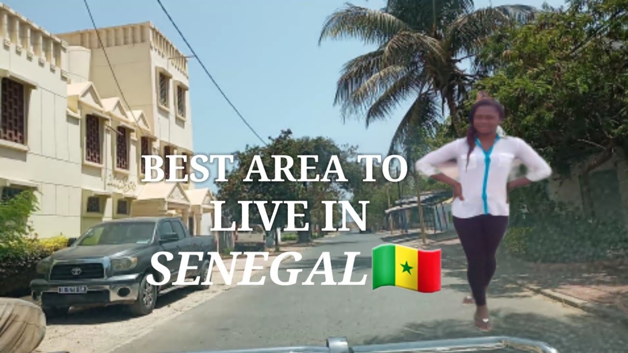 DRIVING THROUGH THE EXPENSIVE AREA TO LIVE IN DAKAR SENEGAL | FANN RESIDENCE |UJSPACETV