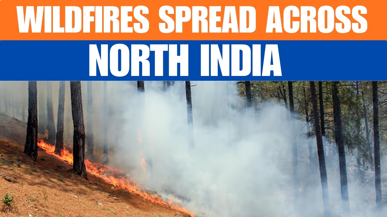 Forest Fires Rage Across J&K, Himachal & Uttarakhand; Villages Under Threat