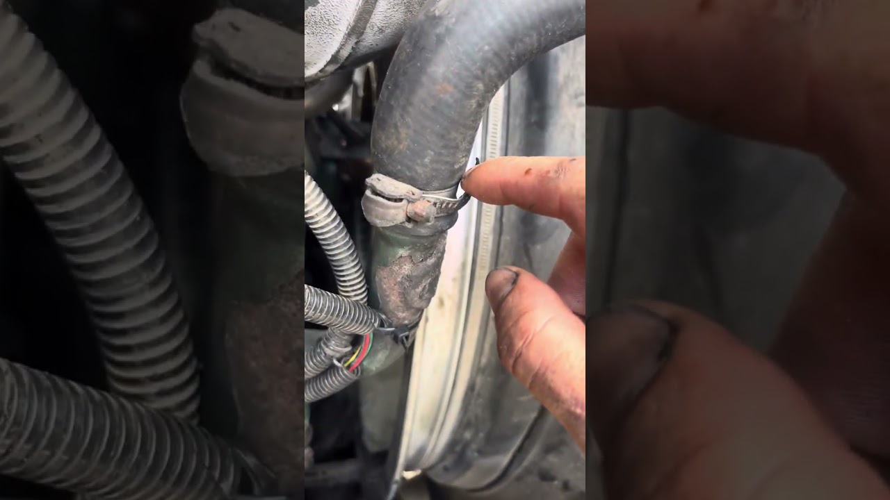 Water pump replacement in Volvo d12 engine