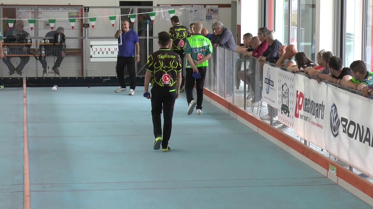 Nuovo Bocciodromo a Tagliuno  - incontro esibizione del 25 5 2019 -