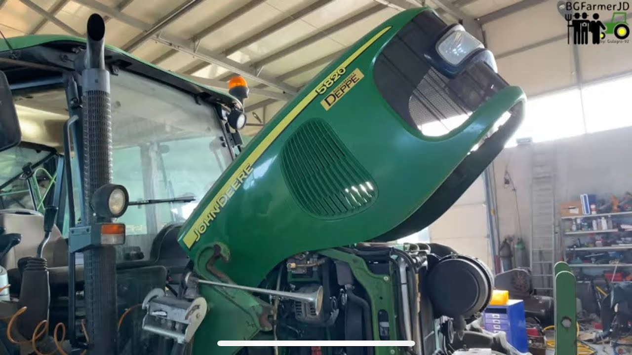 4К ✅ Ремонт: John Deere 5820 Промасленный Гидравлическое рулевое управление 🔥 Замена уплотнительного