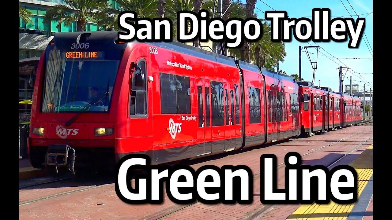 ⁴ᴷ San Diego Trolley - Green Line