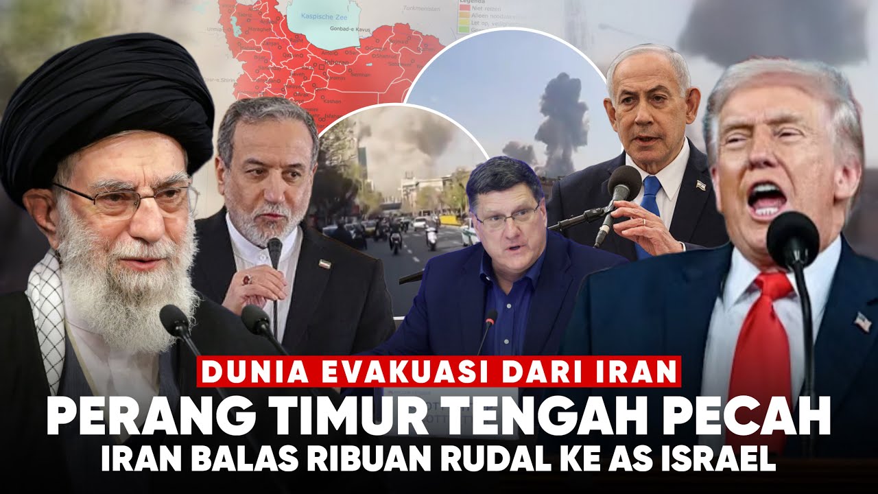 Dunia Evakuasi warganya dari Iran & Israel 