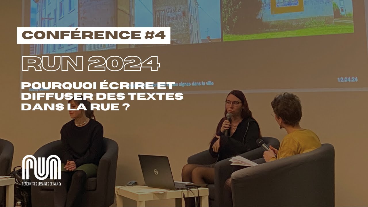 RUN 2024 -  Pourquoi écrire et diffuser des textes dans la rue ?