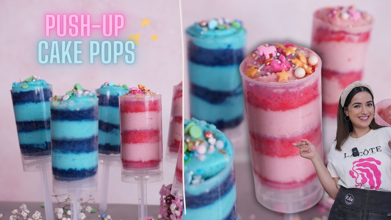 🩷🩵Gender-Reveal Party oder Kindergeburtstags-Idee￼ 👶🏼 PUSH-UP CAKE POPS