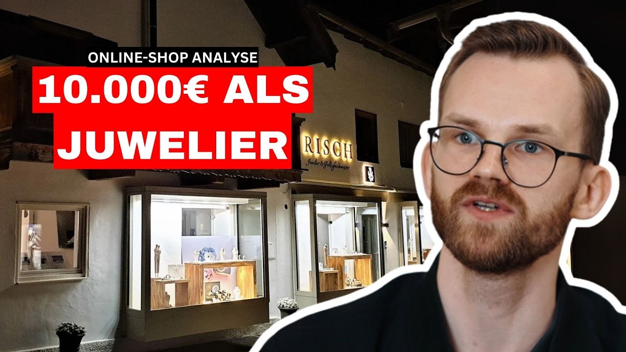 10.000&euro; im Monat als Juwelier mit Online-Shop: Shop-Analyse & Erfolgsstrategien