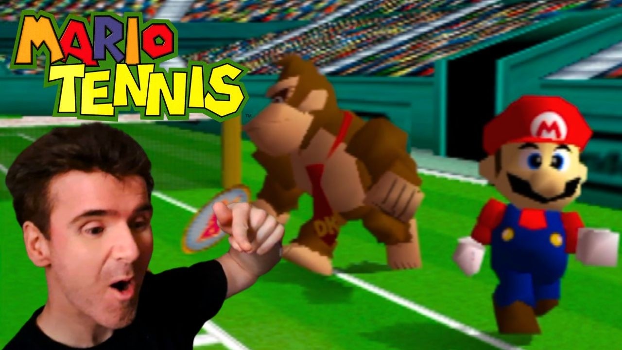 TEAMING UP WITH DONKEY KONG COULD BE A BAD IDEA! [MARIO TENNIS] NINTENDO 64 LET'S PLAY