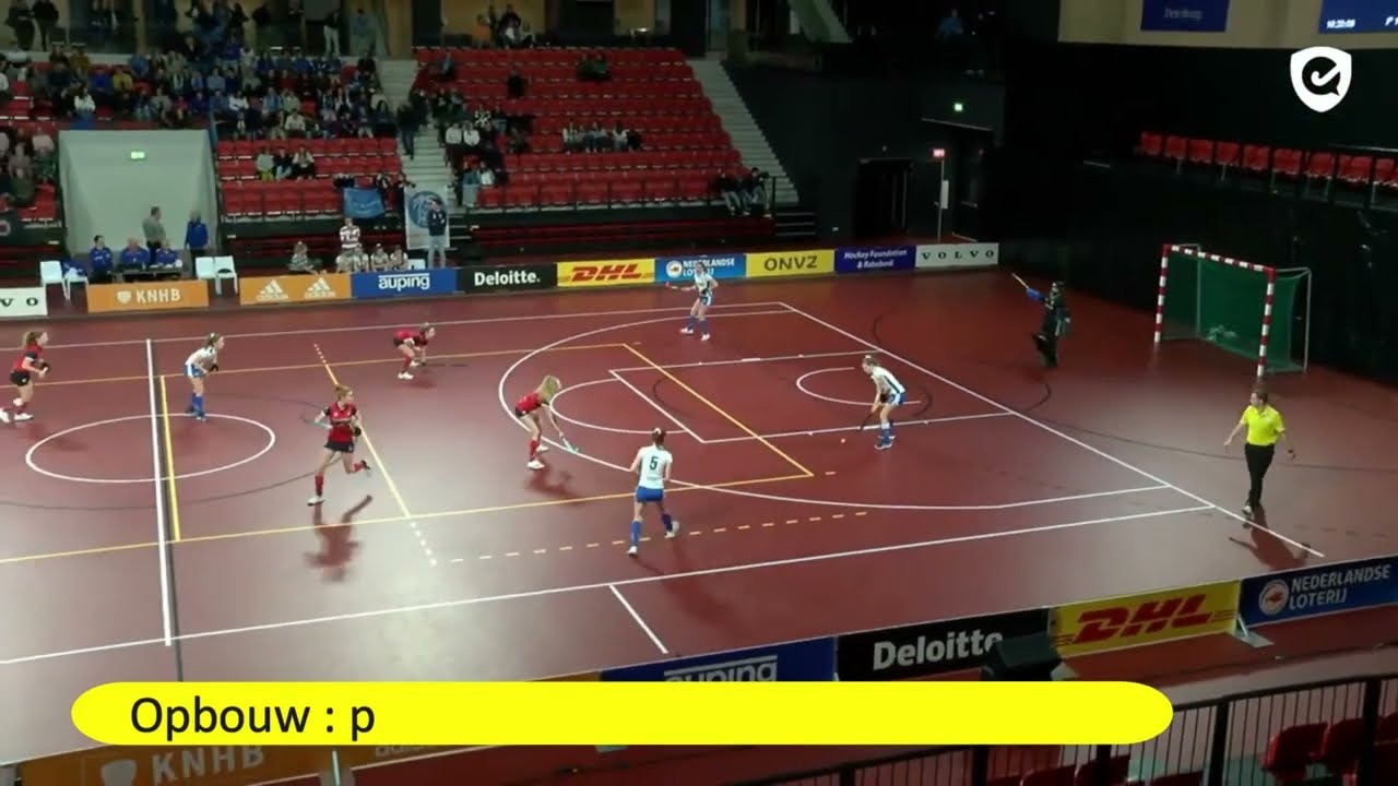 Indoor hockey , zaalhockey  | build up  pre-scan options