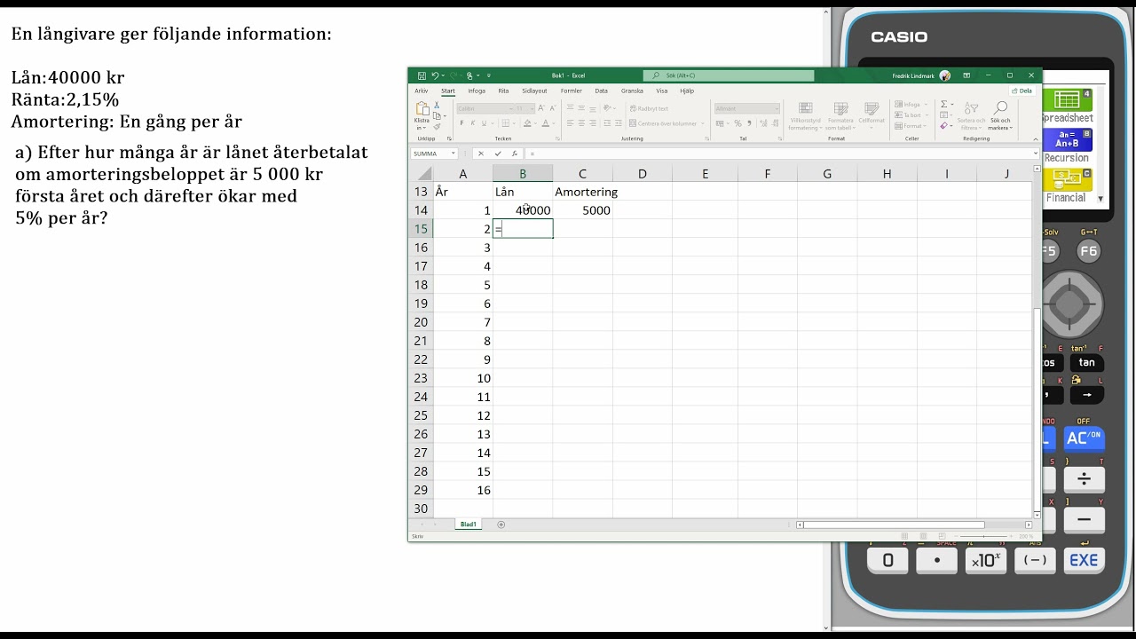 Matematik 5000+ 1c Uppgift 5325 a f&ouml;r reviderad &auml;mnesplan 2021