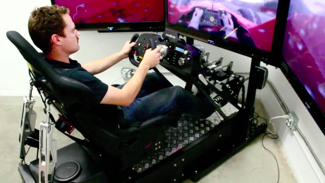 F1 2010 in the Motion Pro II Racing Simulator