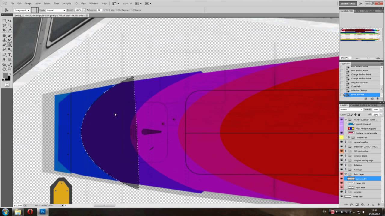 How to paint PMDG 737 NGX (Часть 1)