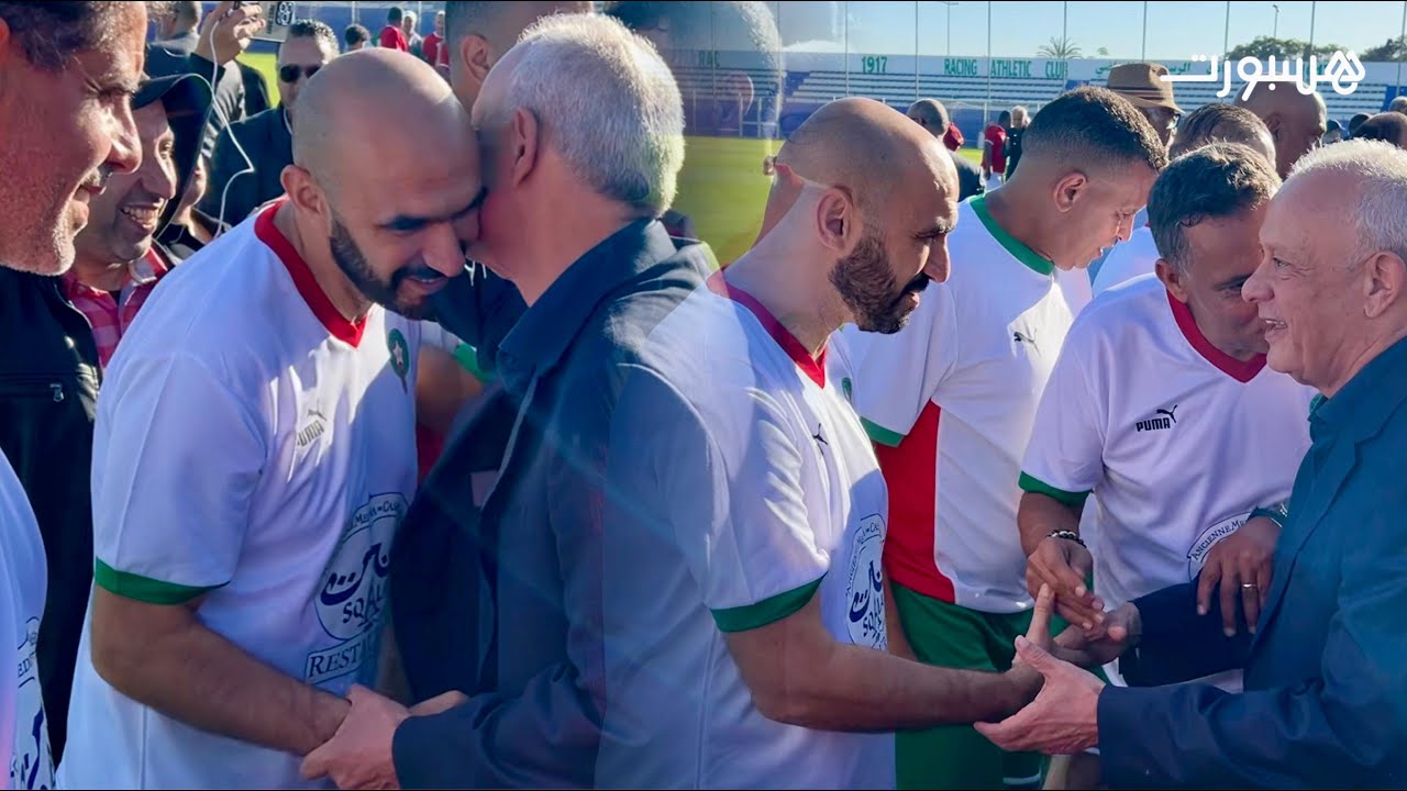 الوالي مهيدية يمازح الركراكي ويحضر حفل تكريم محمد سهيل في حضور أسماء رياضية بارزة