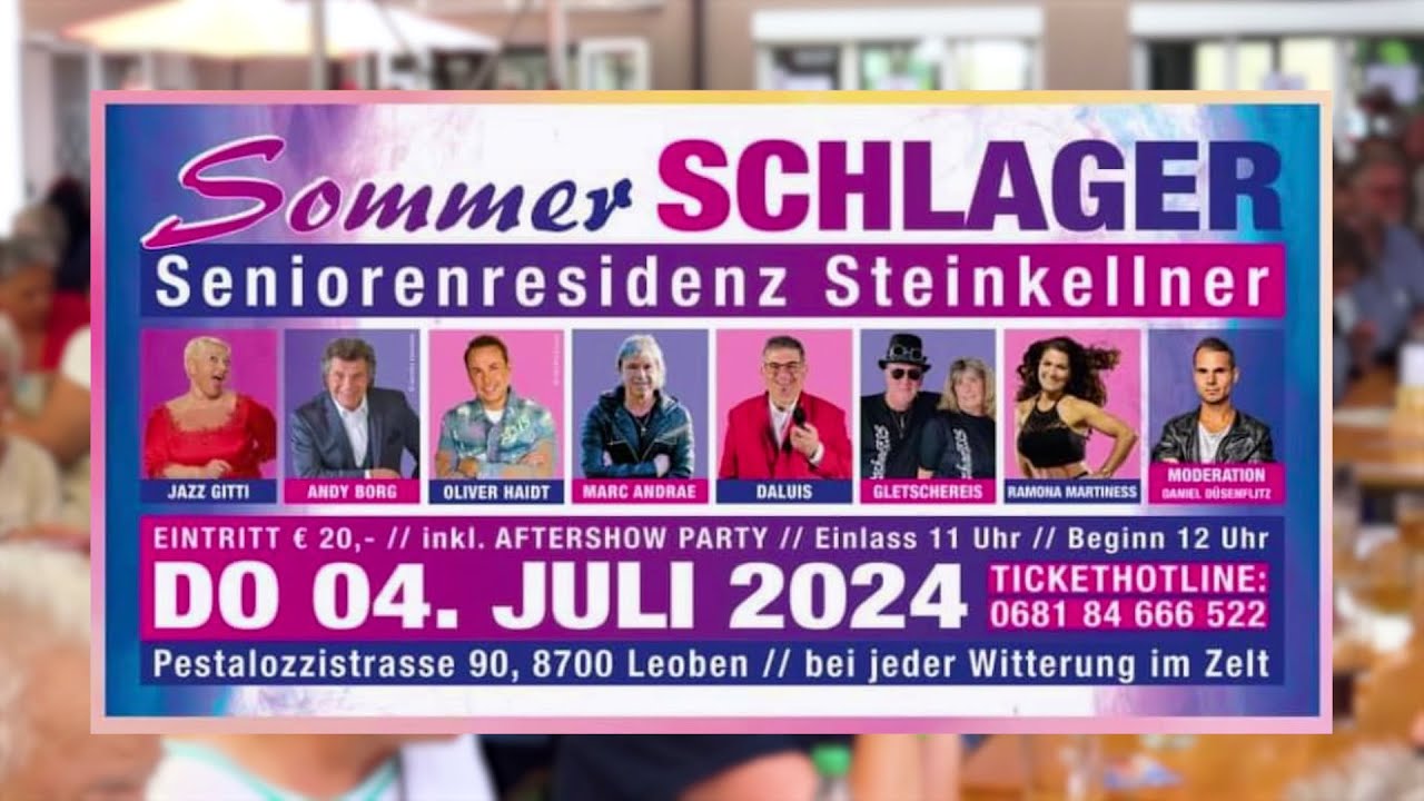 Sommer Schlager  Seniorenresidenz Steinkellner Leoben 2024
