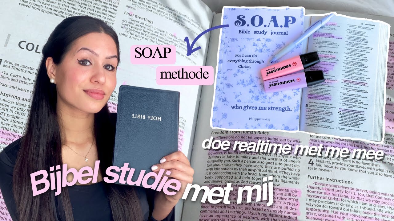 doe een Bijbel studie met me mee! | stap voor stap SOAP methode *goed voor beginners*