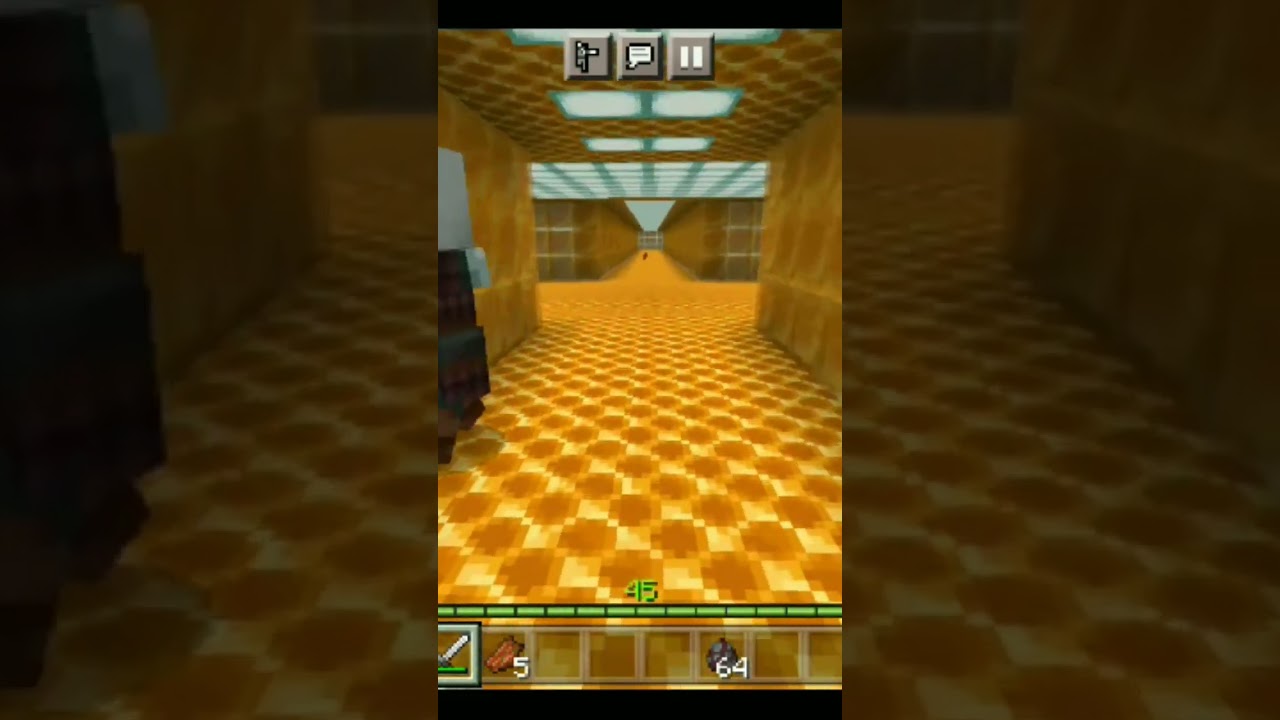 Backrooms no Minecraft N&iacute;vel 33 #shorts