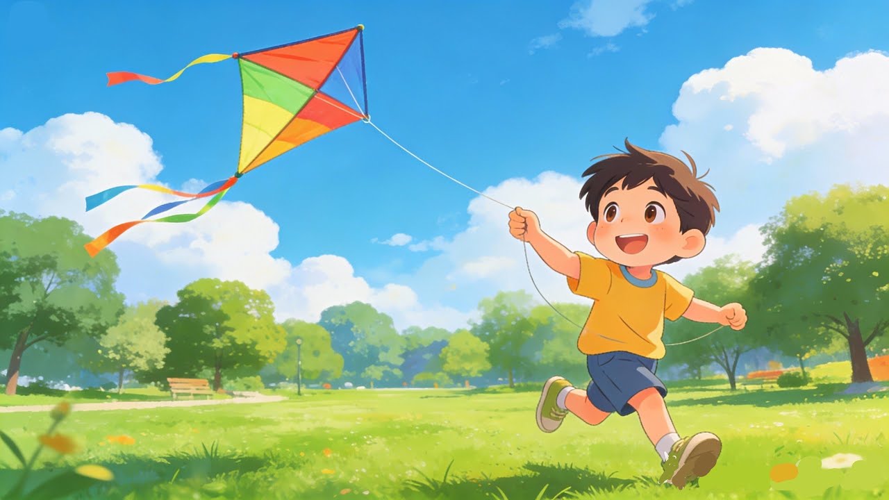 Let’s Fly a Kite! 🪁 | Cute Kids Song