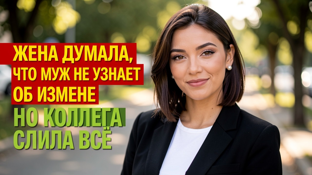 Жена думала, что муж не узнает об измене - но коллега слила всё.