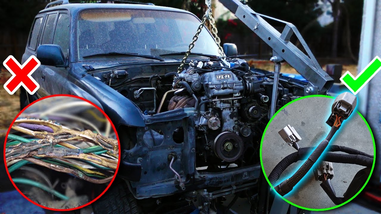 Restoring My OLD Wiring Harness and Making it Look NEW! | 80 Series Land Cruiser