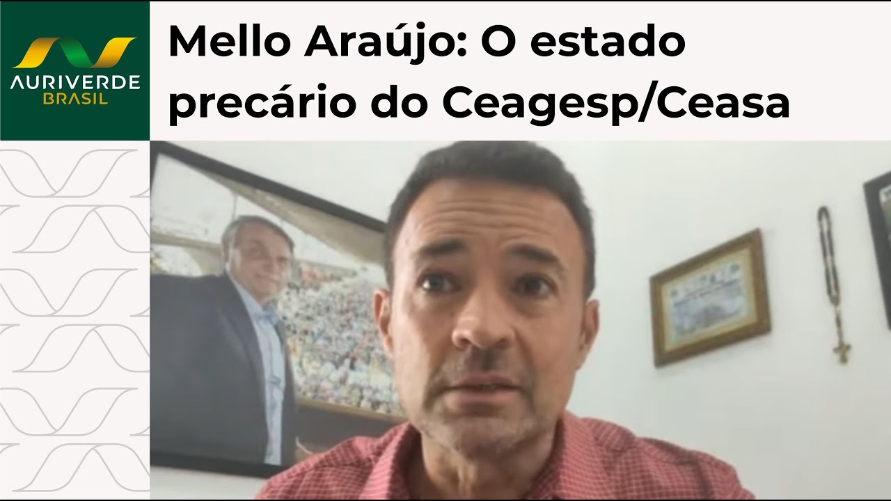 Mello Araújo comenta o estado precário do Ceagesp/Ceasa