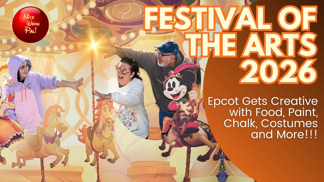 Epcot's Festival of the Arts 2026 - Grab a brush and a fork!